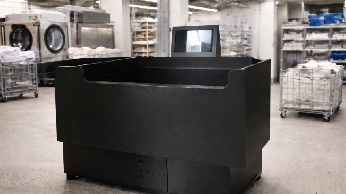 Immagine Cassa RFID in lavanderia