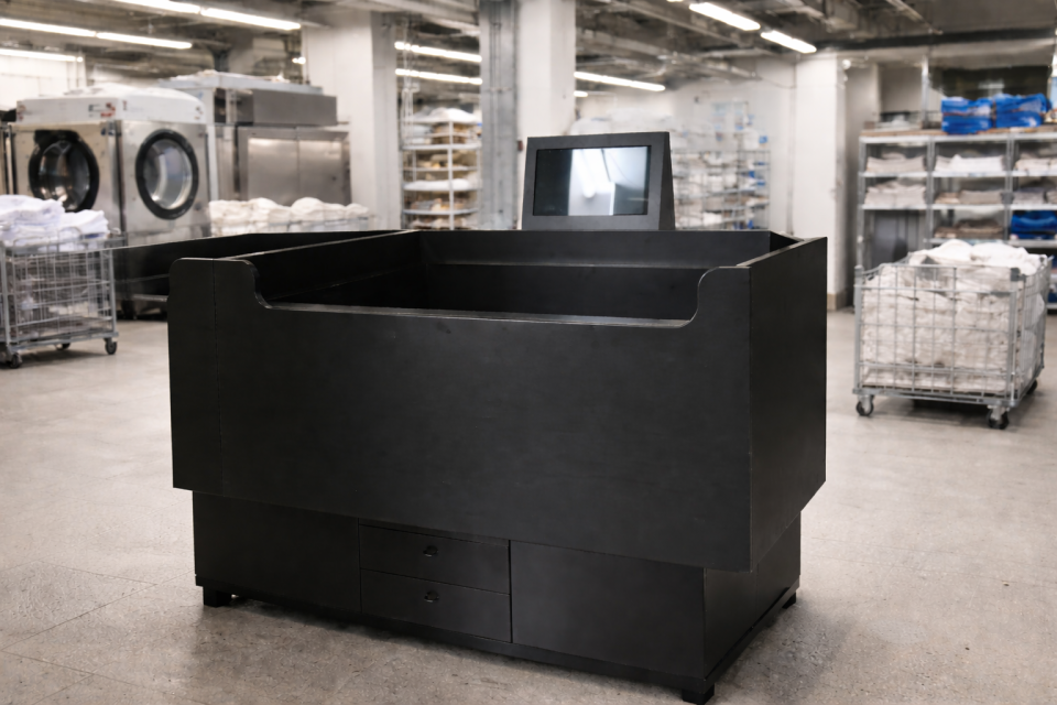 Immagine Cassa RFID in lavanderia
