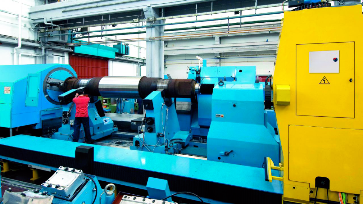 Immagine di esempio di una macchina utensile industriale
